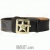 Officer belt with star, hammer and sickle buckle