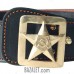 Officer belt with star, hammer and sickle buckle