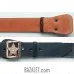 Officer belt with star, hammer and sickle buckle