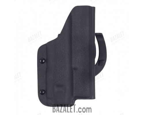 Quick-release holster for Glock 17 with laser pointer Klesch
