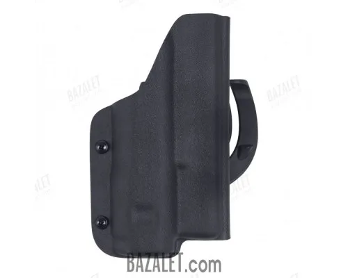 Quick-release holster for Glock 17 with laser pointer Klesch