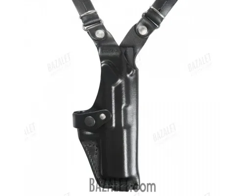 Vertical shoulder holster for ?10,?12 (model No. 20)