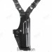 Vertical shoulder holster for ?10,?12 (model No. 20)
