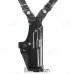 Vertical shoulder holster for ?10,?12 (model No. 20)