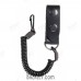 Twisted sidearm cord with leather loop