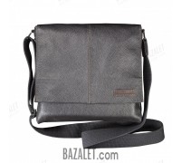 Leather bag "Bond" / Black /