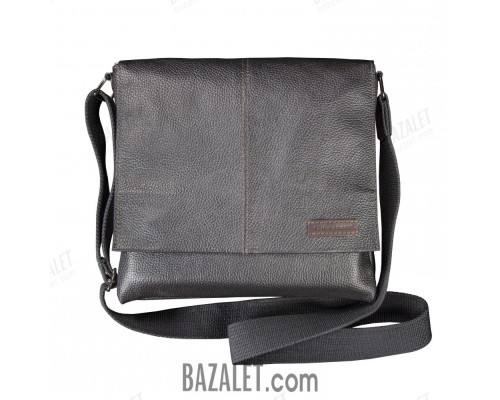 Leather bag "Bond" / Black /