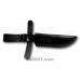 Folding leather sheath, size 3