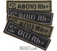 SP Logo Blood Type Patch