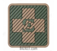PVC patch Medical cross (45x45 mm)
