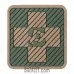 PVC patch Medical cross (45x45 mm)