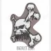 Patch PVC Skull and Bones Brown