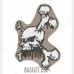 Patch PVC Skull and Bones Coyote