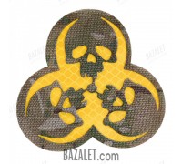 Patch reflective Bio-hazard