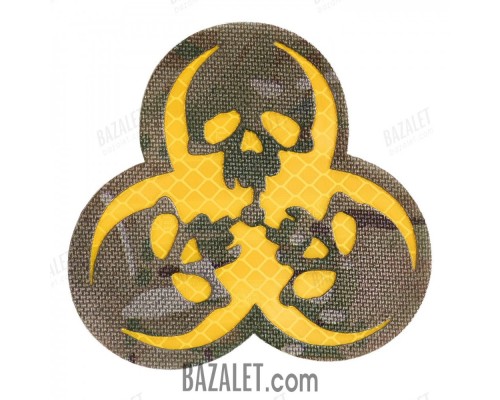 Patch reflective Bio-hazard