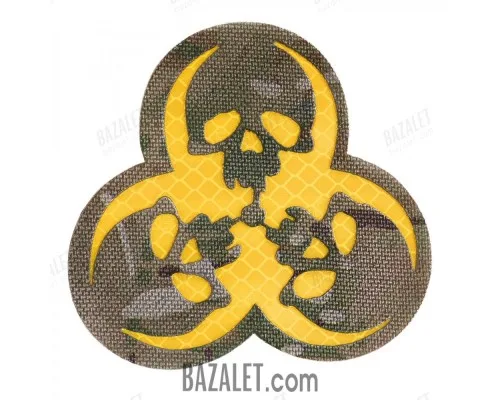 Patch reflective Bio-hazard