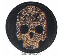 Patch Skull-3D effect (80x80 mm)