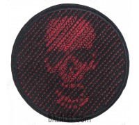 Patch Skull-diagonal (80x80 mm)