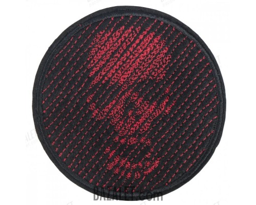 Patch Skull-diagonal (80x80 mm)
