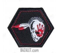 Patch Skull Indian (45x52 mm)