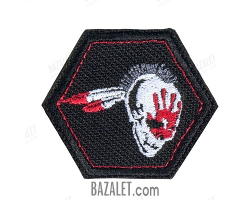 Patch Skull Indian (45x52 mm)