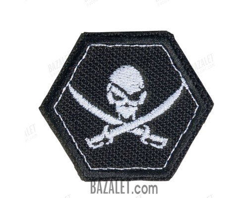 Patch Skull Pirate (45x52 mm)