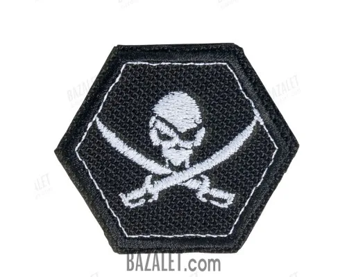 Patch Skull Pirate (45x52 mm)