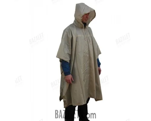 Raincoat Poncho Rip-Stop beige