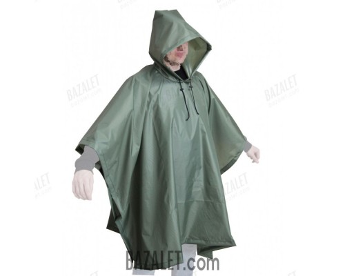 Raincoat Poncho Rip-Stop Olive