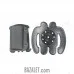 Poucher for sidearm magazines with crab mount (MOLLE)