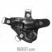 Horizontal shoulder holster for Groza R-02 (model 21)