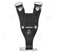 Suspension system on a shoulder holster for 1 spare clip