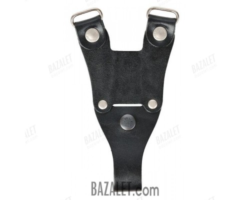Suspension system on a shoulder holster for 1 spare clip