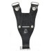 Suspension system on a shoulder holster for 1 spare clip