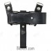 Suspension system on a shoulder holster for 2 spare clips