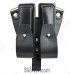 Suspension system on a shoulder holster for 2 spare clips