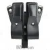 Suspension system on a shoulder holster for 2 spare clips