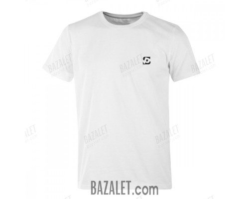 T-shirt white with print "STICH PROFI"