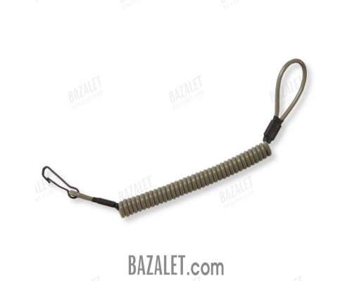 Twisted retention lanyard, olive