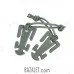 Universal holder on molle