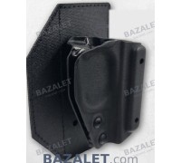 TD Russia Remora Kydex Holster on a Hook-and-Loop Panel
