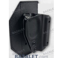 TD Russia Remora Kydex Holster on a Hook-and-Loop Panel