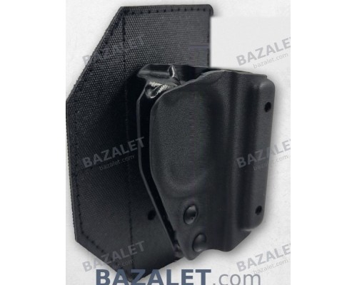 TD Russia Remora Kydex Holster on a Hook-and-Loop Panel