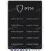 TD Russia Sticker Set No. 1 - 10 Vinyl Stickers, 40 x 7 mm