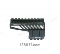 Zenitco B-12 Upper Rail - CNC Aluminum Gas Tube Picatinny Rail (for B-10 / B-20)