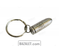 Zenitco Titanium Keychain - Cartridge-Shaped Souvenir Fob