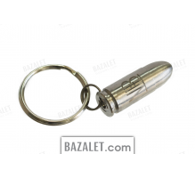 Zenitco Titanium Keychain - Cartridge-Shaped Souvenir Fob (9x19)