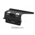Zenitco B-13U Receiver Mount Kit - Quick-Detach 184 mm Picatinny Base for the NSV-12.7 Utes Platform (Black & Desert)