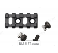 Zenitco B-2 Rail - CNC D16T Aluminum 45mm Picatinny Bracket for Bazis-Rail Handguards (Black, Desert & Golden Khaki)