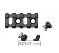 Zenitco B-2 Rail - CNC D16T Aluminum 45mm Picatinny Bracket for Bazis-Rail Handguards (Black, Desert & Golden Khaki)